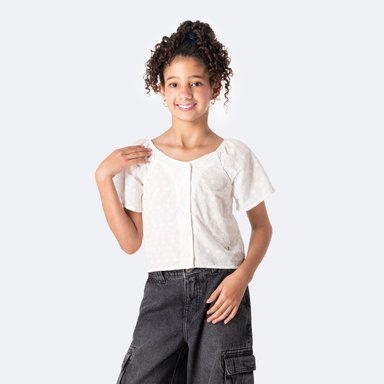 BLUSA BRODERY NIÑA PIONIER CLAUDIH