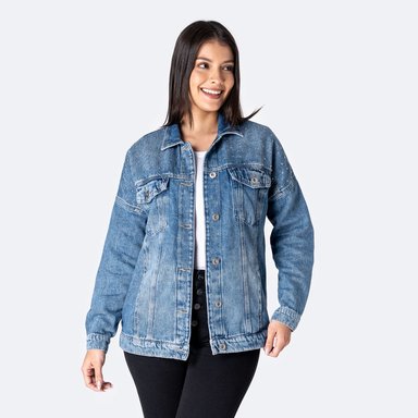 CASACA DENIM MUJER PIONIER NURBA BRI
