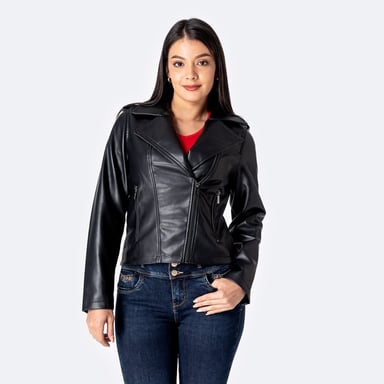 CASACA CUERINA MUJER TAMAR - 1