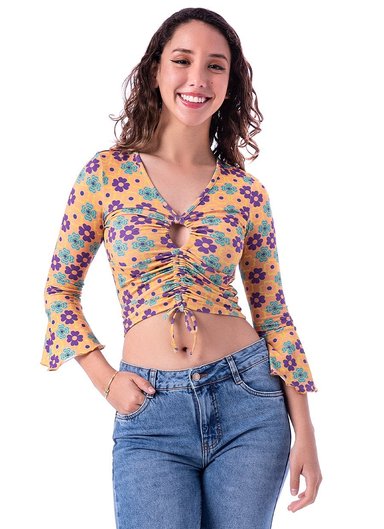 POLO MANGA LARGA MUJER SQUEEZE DREAMIN MODA JERSEY FULL LYCRA