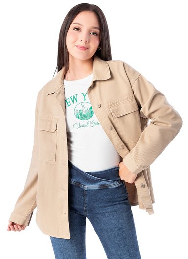 CAMISACO MUJER SQUEEZE KANDYN DRILL