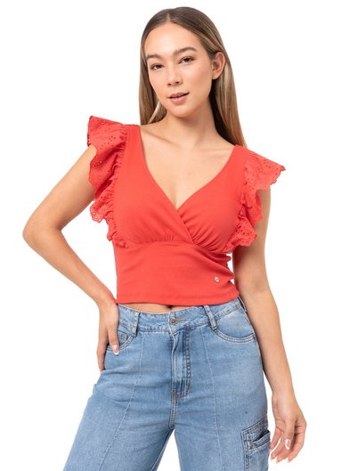 POLO MUJER SQUEEZE MODA RIB LYCRADO