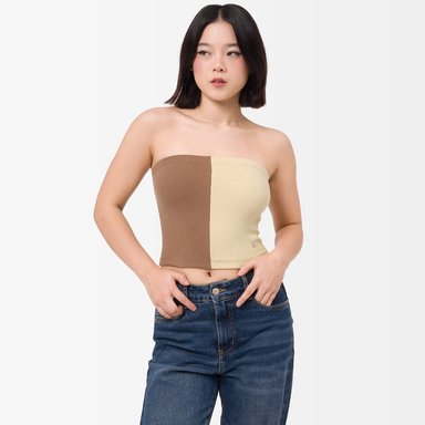 STRAPLESS RIB LYCRADO MUJER DANARIT-S