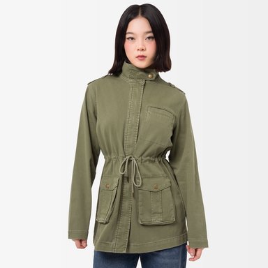 CASACA MUJER SQUEEZE TAINI DRILL