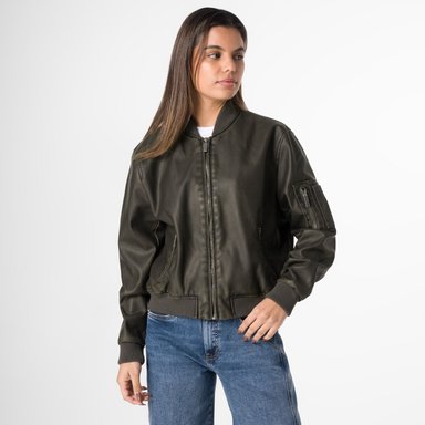 CASACA CUERINA MUJER SQUEEZE FERBI