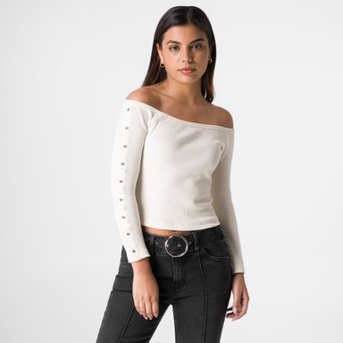 POLO RIB LYCRADO MUJER SQUEEZE CARMALY