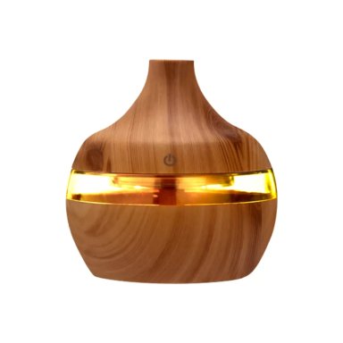 HUMIDIFICADOR PURIFICADOR DE AIRE AROMATERAPIA CON LUZ LED - MOSTAZA