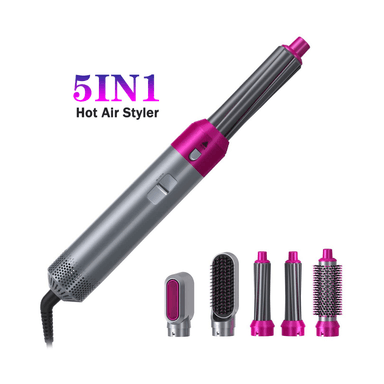 RIZADOR DE CABELLO MODERNO PEINE CEPILLO SECADOR 5 EN 1 ALISADOR MULTIFUNCIONAL