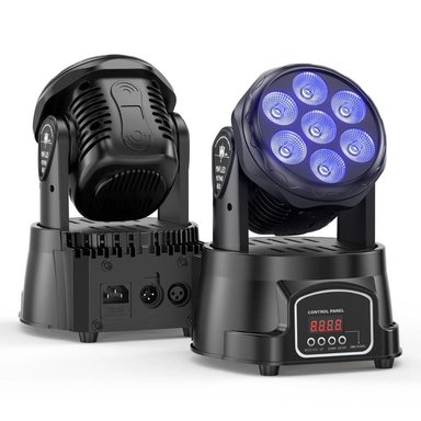 PROYECTOR LUCES PROFESIONAL CON CABEZAL GIRATORIO PARA FIESTAS EVENTO - 6