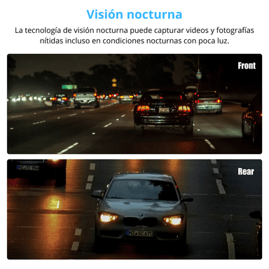 CÁMARA PARA AUTO CD-D5 DELANTERA TRASERA BLACKBOX PARA CARRO - 5