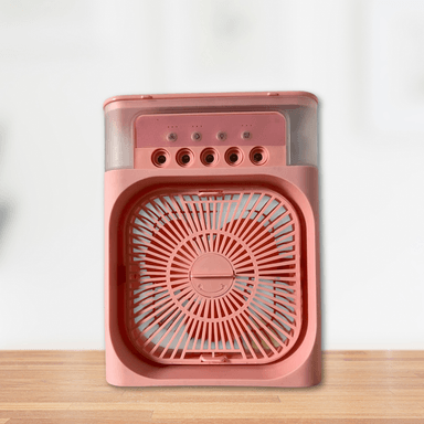 ENFRIADOR PORTÁTIL AIRE ACONDICIONADO 3 EN 1 VENTILADOR ROSADO PORTÁTIL - 5