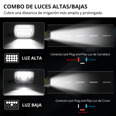 FARO LED NEBLINERO 7' 45W LUZ ALTA POTENCIA MAXYOKAI 1020 - 4