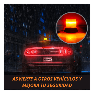 LUZ LED MAGNÉTICA ADVERTENCIA VEHÍCULO 500W CD11025 - 2