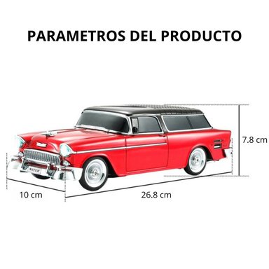 PARLANTE BLUETOOTH WS-1955 PORTATIL 80 W CARRO USB SD RADIO FM ROJO - 6