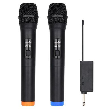 MICRÓFONO INALÁMBRICO DOBLE PACK PROFESIONAL BOSSNEY BS-H9825