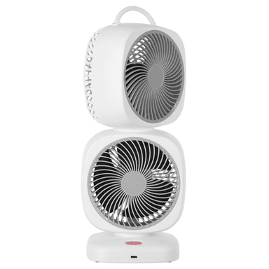VENTILADOR 350° DE DOBLE CABEZAL CON 5 VELOCIDADES RECARGABLE XHS-02