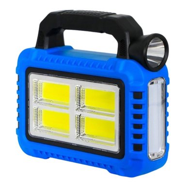 LÁMPARA SOLAR PORTÁTIL MULTIFUNCIONAL RECARGABLE USB SEISA HB-8678-4