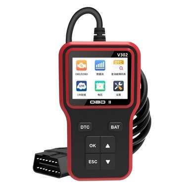 SCANNER OBD2 V302 CON PANTALLA A COLOR DIAGNÓSTICO COMPLETO