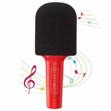 MICRÓFONO INALÁMBRICO CON ALTAVOZ PARA KARAOKE CAMBIO DE VOZ E-4905