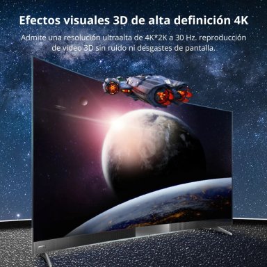 SPLITTER HDMI 1X4 4K UHD 30HZ PARA DUPLICAR SEÑAL A 4 PANTALLAS PLUG Y PLAY DIVISOR HDMI - 6