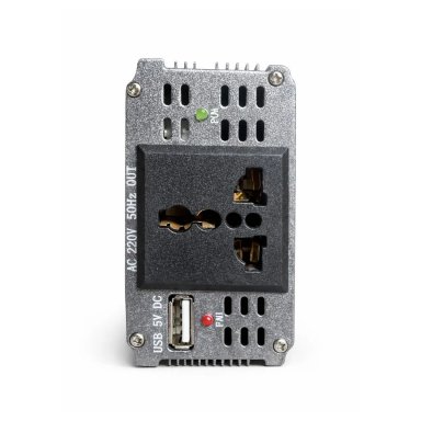 INVERSOR DE CORRIENTE PARA AUTO 300W 12V A 220V CON PROTECCIÓN MÚLTIPLE Y DOBLE CONEXIÓN - 3