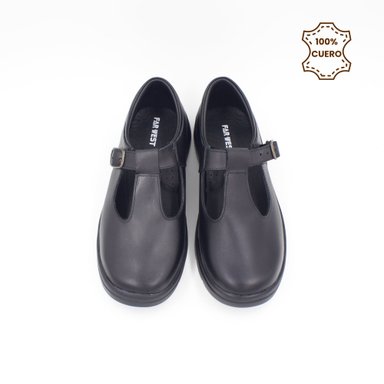 ZAPATOS NIÑA AITANA CUERO NEGRO - 4