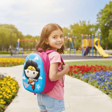 MOCHILA DE NIÑOS DE PASEO LICENCIADA MODELO MUJER MARAVILLA CUERPO - 2