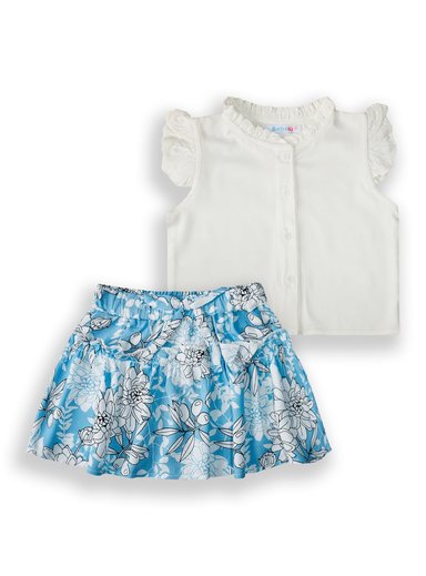 CONJUNTO CHALIS BEBELÚ PARA BEBÉ NIÑA