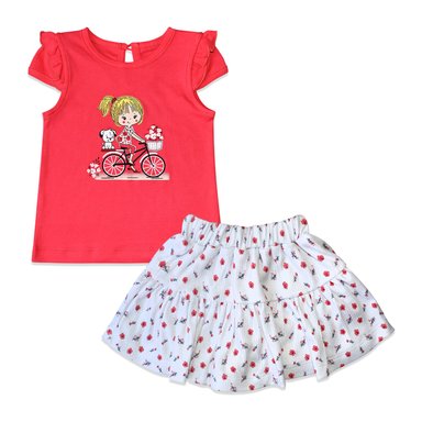 CONJUNTO ALGODÓN PIMA BEBÉ NIÑA BEBELÚ