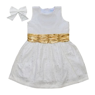 VESTIDO LINO ESTRELLA PARA NIÑA BEBELÚ