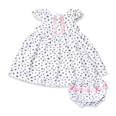 VESTIDO POPELINA SELENE PARA NIÑA BEBELÚ