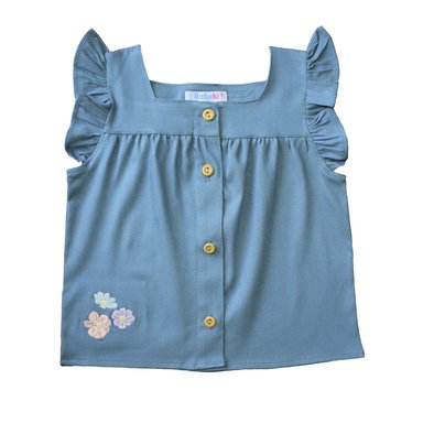 BLUSA POPELINA BEBELÚ PARA NIÑA