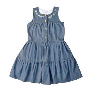 VESTIDO CHAMBRAY NIÑA BEBELÚ