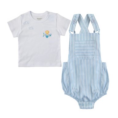 CONJUNTO POPELINA BEBELÚ PARA NIÑO