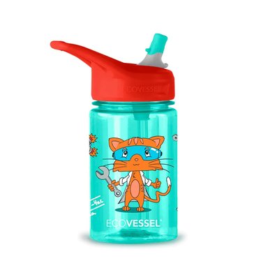 TOMATODO NIÑOS SPLASH 355ML GATO CIENTÍFICO - ECOVESSEL
