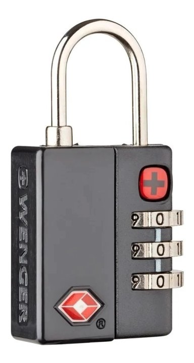 Candado Travel Sentry Approved negro Wenger - 1
