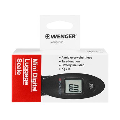 BALANZA DIGITAL MINI PARA EQUIPAJE COLOR NEGRO, WENGER - 4