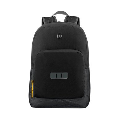 MOCHILA PORTA LAPTOP NEXT 23 CRANGO COLOR NEGRO, WENGER