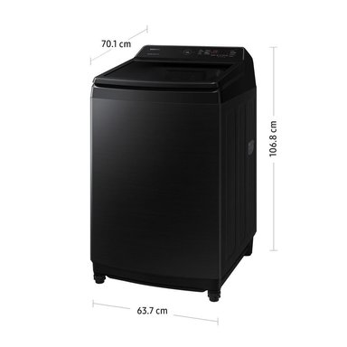 LAVADORA SAMSUNG 17KG SUPERIOR SMART ECOBUBBLE NEGRA WA17CG6441BVPE - 2