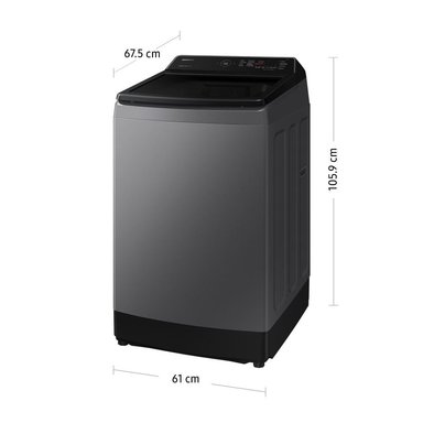 LAVADORA SAMSUNG 13KG SUPERIOR SMART ECOBUBBLE GRIS WA13CG5441BDPE - 2