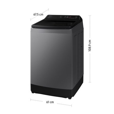 LAVADORA SAMSUNG 15KG SUPERIOR SMART ECOBUBBLE GRIS WA15CG5441BDPE - 2