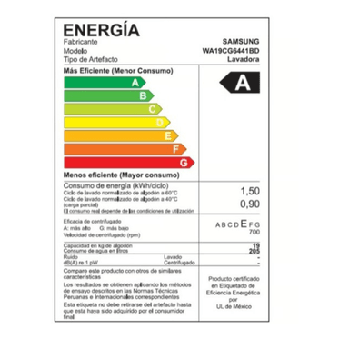 LAVADORA SAMSUNG 19KG SUPERIOR SMART ECOBUBBLE GRIS WA19CG6441BDPE - 4