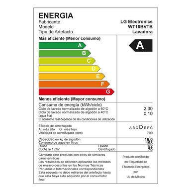 LAVADORA LG 16 KG SUPERIOR TURBO DRUM SMART CARGA NEGRA WT16BVTB - 6