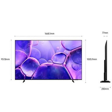 TELEVISOR SAMSUNG 75' SMART CRYSTAL UHD 4K 75U8000FG 2025 - 2