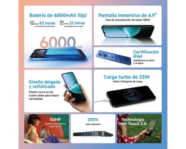 CELULAR XIAOMI REDMI 15C 128GB - 4