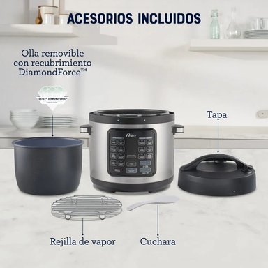 MULTI OLLA OSTER 5.7L CKSTPCECT57DF 053 | 14 FUNCIONES, TURBO Y DIAMONDFORCE - 5
