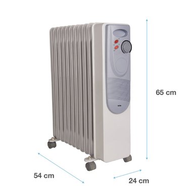ESTUFA DE ACEITE SOLE ELÉCTRICA 11 CELDAS 2500W SOLE2500 - 2