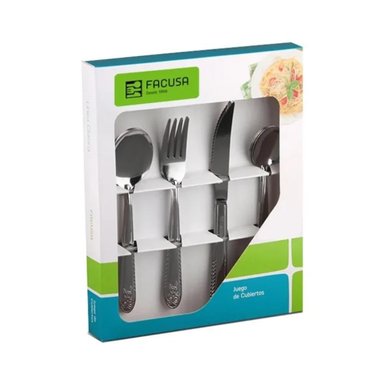 SET DE CUBIERTOS FACUSA X 16PZAS MOD.10 - 10390111
