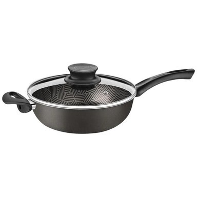 SARTEN HONDA CON TAPA 24 CM PARIS - TRAMONTINA 28518/624