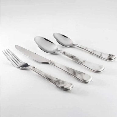 SET CUBIERTOS X 24 PZ SMOKE MARBLE 10286511